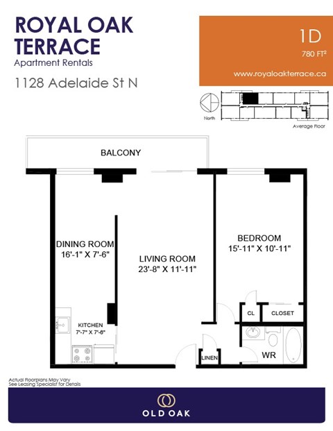 1128 Adelaide Street North Studio-2 Beds Apartment, Affordable for Rent - Photo Gallery 17